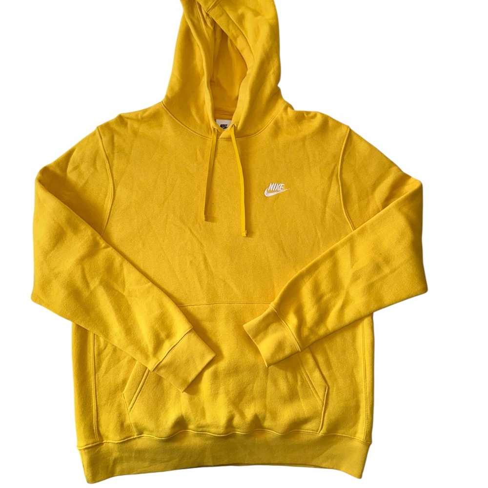 Nike yellow hoodie sweater